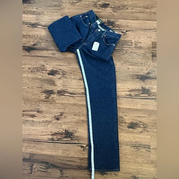 Levi’s Premium 501 90s Straight Leg Selvedge Jeans ‘Blue’ size wmns W27xL36
